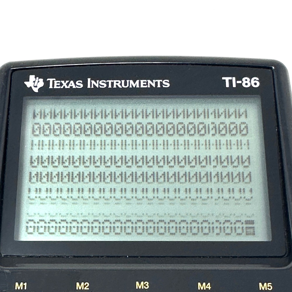 Texas Instruments TI-86 Graphing Calculator Tested Working Display Line Issue - Picture 5 of 16